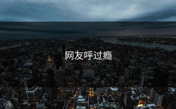 网友呼过瘾